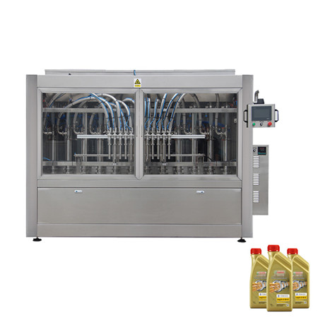 高產量6噴嘴自動線性型向日葵/橄欖油液體裝瓶設備 